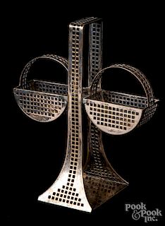 Art Nouveau silver plated Genter Werk basket