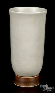 Bing and Grondahl art pottery vase