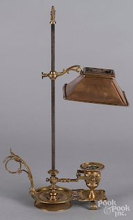 Tiffany & Co. adjustable brass chamberlight
