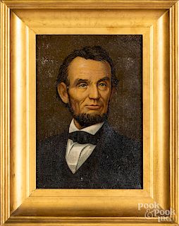 Printed portrait of Abraham Lincoln