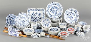 Extensive blue onion porcelain service