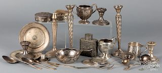 Sterling silver tablewares, etc.
