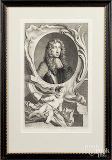 Seven 18th c. engravings of British notables