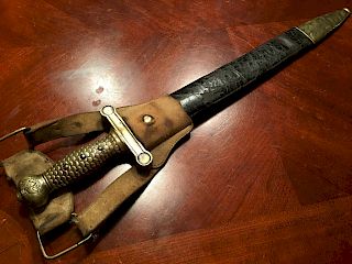 ANTIQUE M1832 Military Artillery Foot Sword, dated 1832