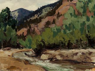 Fremont Ellis (1897-1985), Untitled (Forest Scene)