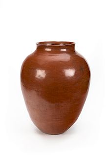 Serafina Tafoya (1863-1949), Red Storage Jar