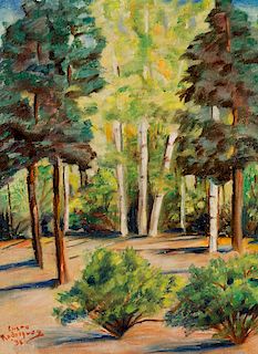 Eliseo Rodriguez (1915-2009), Untitled (Forest Scene)