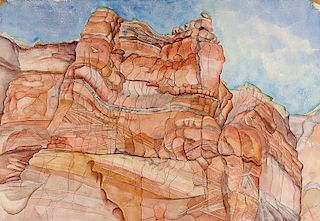E. Boyd 1903-1974, Baby Rocks (Red Rock Bluffs)