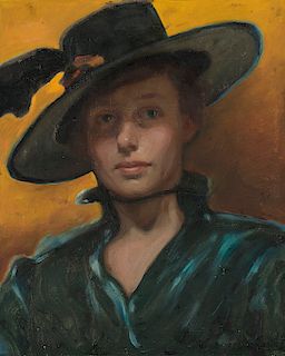 E. Martin Hennings (1886-1956), Portrait of Alice