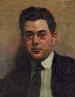 E. Martin Hennings (1886-1956), Portrait of Joseph Yell