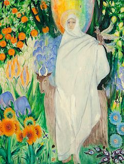 Dorothy Brett (1883-1976), Untitled (Fantasy Scene)