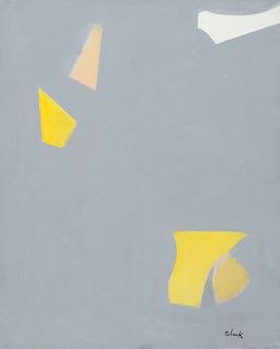 Louis Ribak (1902-1979), Gray, Yellow and White Abstractions