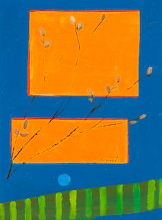 Janet Lippencott (1918-2007), Untitled (Abstract Landscape)