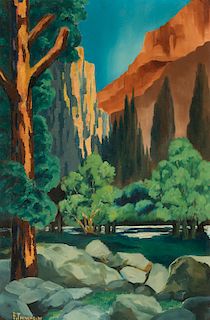 Franz Trevors 1907-1980, Cimarron Canyon, NM