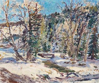 Charles Berninghaus (1905-1988), Untitled (Winter Landscape)