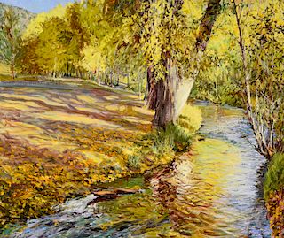 Francis Donald (b. 1947), October on the Rio Chiquito