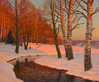 Mikhail Guermacheff (1867-1930), Sunset Glory