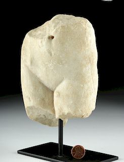 Roman Marble Nude Female Lower Torso