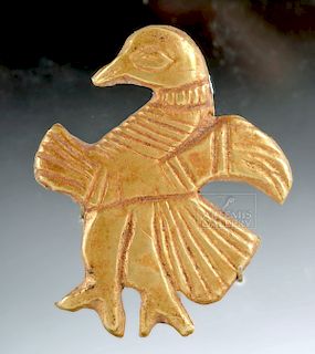 Scythian 18K+ Gold Animal / Bird Applique - .9 g