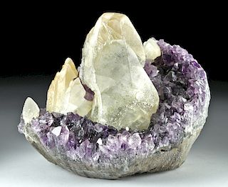 Beautiful Amethyst Geode Section