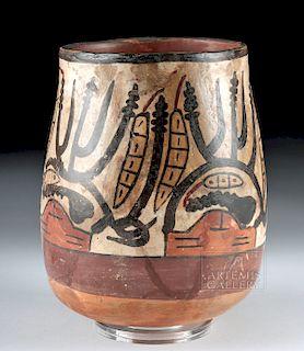 Nazca Polychrome Vessel with Peppers