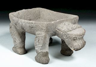 Costa Rican Stone Jaguar Metate