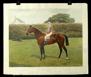 Tallberg Lithograph after Isaac Cullin "Isinglass" 1893