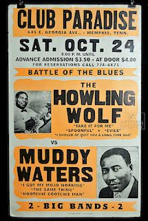 Original Battle of the Blues Poster, 1964