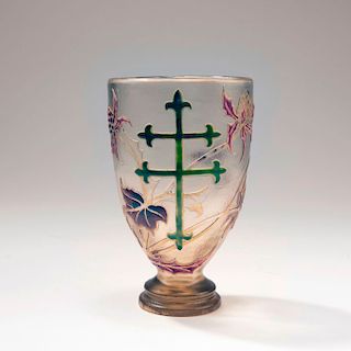 Chardons et Croix de Lorraine' goblet, c. 1895