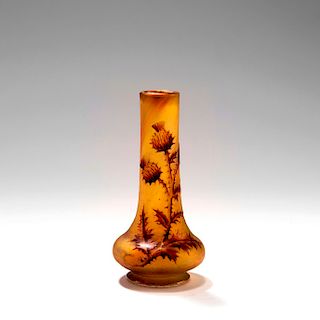 Small 'Chardons de Lorraine' vase, 1897