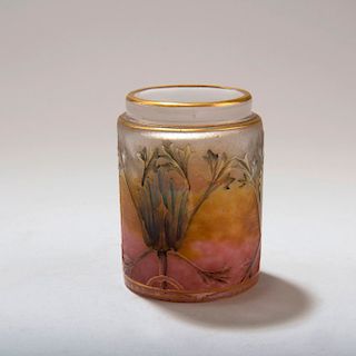 Small 'Chardons' jar, c. 1905
