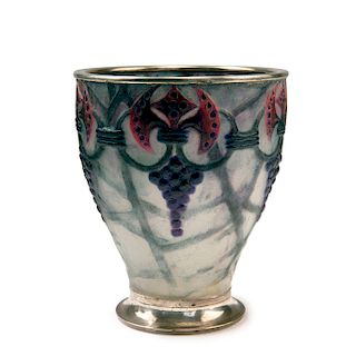 Branches' vase with silver mounting, 1926