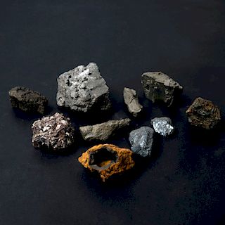 Mixed lot minerals (10 pieces)