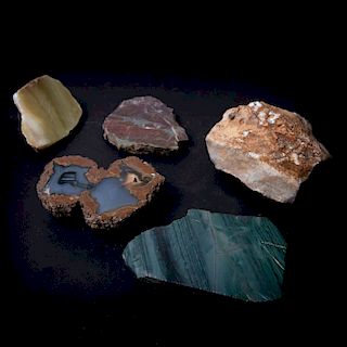 Mixed lot minerals (5 pieces).