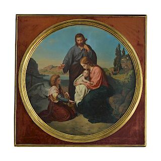 AFTER CARL MÜLLER (GERMANY, 1818-1893). THE HOLY FAMILY (TONDO). 