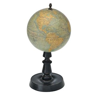 AN ANTIQUE GLOBE. FRANCE, LATE 19TH CENTURY