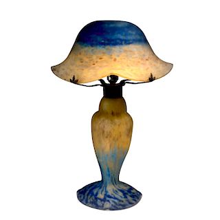 Verre de Jade' table lamp, c. 1919-23