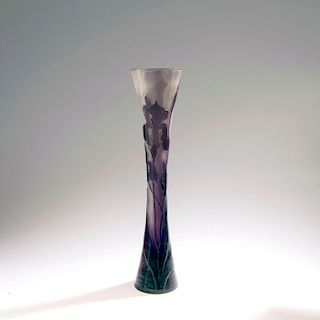 Tall 'Iris' vase, 1895-1900