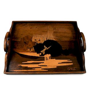 Trois chats' tray, c. 1905
