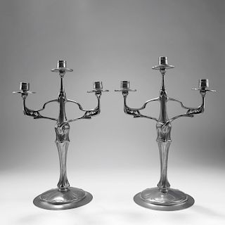 Two candelabra, 1900