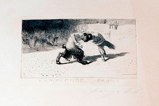 Kaempfende Faune', 1889