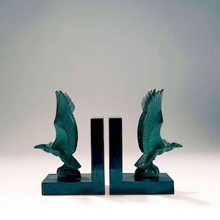 Pair of bookends, condor, 1930s