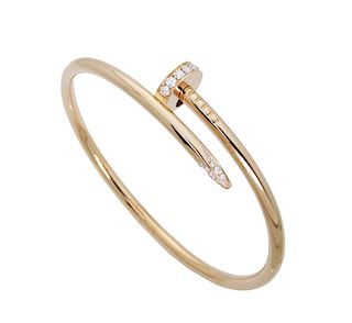 Cartier Juste Un Clou Pink Gold Diamond Bracelet 