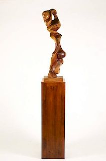 Contemporary Abstract Wood Sculpture, Zarate
