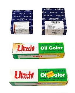 A Collection of Roger Brown's Utrecht and Winsor & Newton Oil Colors