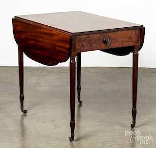 Pennsylvania Sheraton mahogany Pembroke table