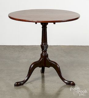 Queen Anne mahogany tea table, mid 18th c.
