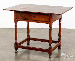 Cherry tavern table, late 18th c.