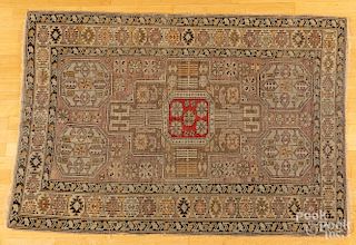 Shirvan carpet, ca. 1900, 5' x 3'8".