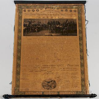 Declaration of Independence   Facsimile After Benjamin Owen Tyler.